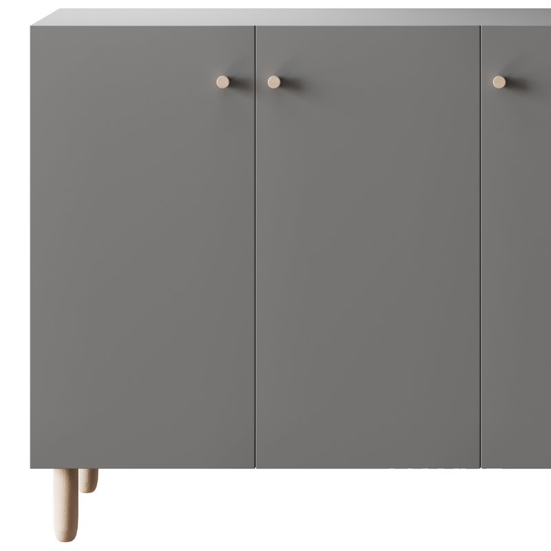 Hanna s Cabinet 2 Grey - Image 6