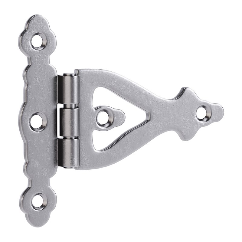 Black Wrought Iron Door Hinges - Image 6