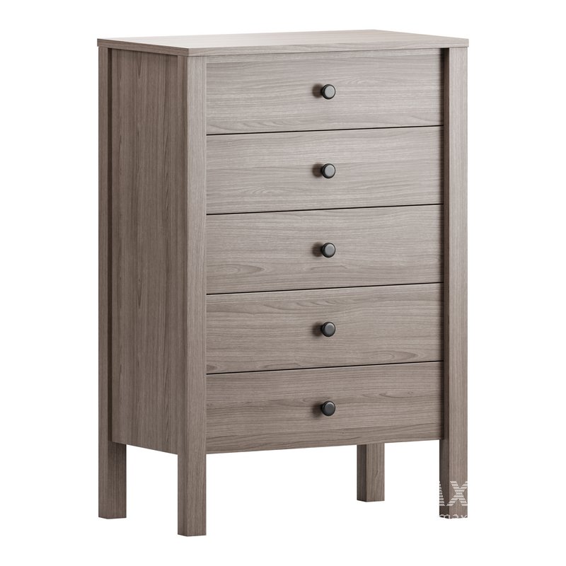 Calistoga 5 Drawer Tallboy Dresser - Image 5