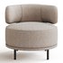 Penn Taupe Boucle Wing Back Accent Chair - Thumbnail 7