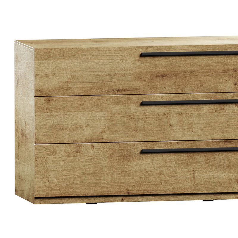 Kimball Chest of Drawers-3 White Wood Latte - Image 6