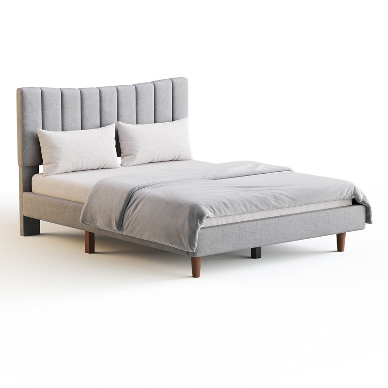 Aukfa Queen Upholstered Bed - Image 6