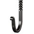 Black Wrought Iron Wall Mount Hooks - Thumbnail 6