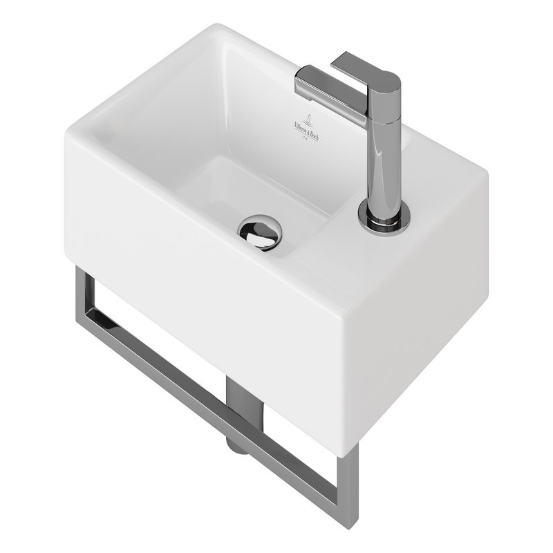 Villeroy Boch Memento Basin and Towel Rail Bundle - Image 6