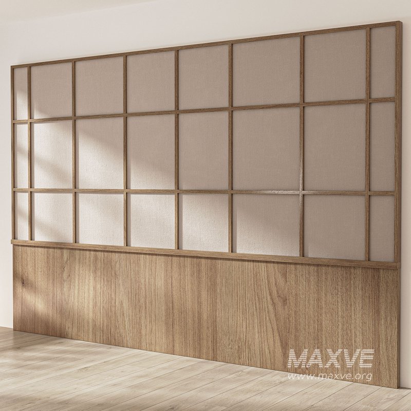 Decorative wall panel composition bedroom set 6 - Image 6