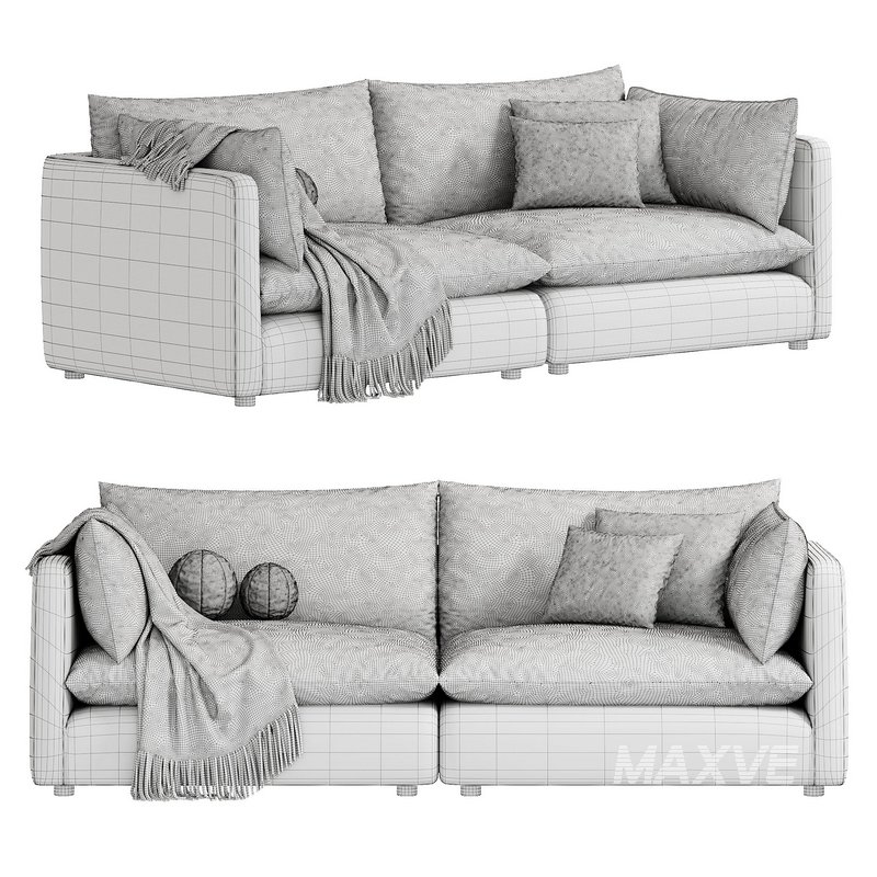 Unwind 2 Piece Slipcovered Sectional - Image 3