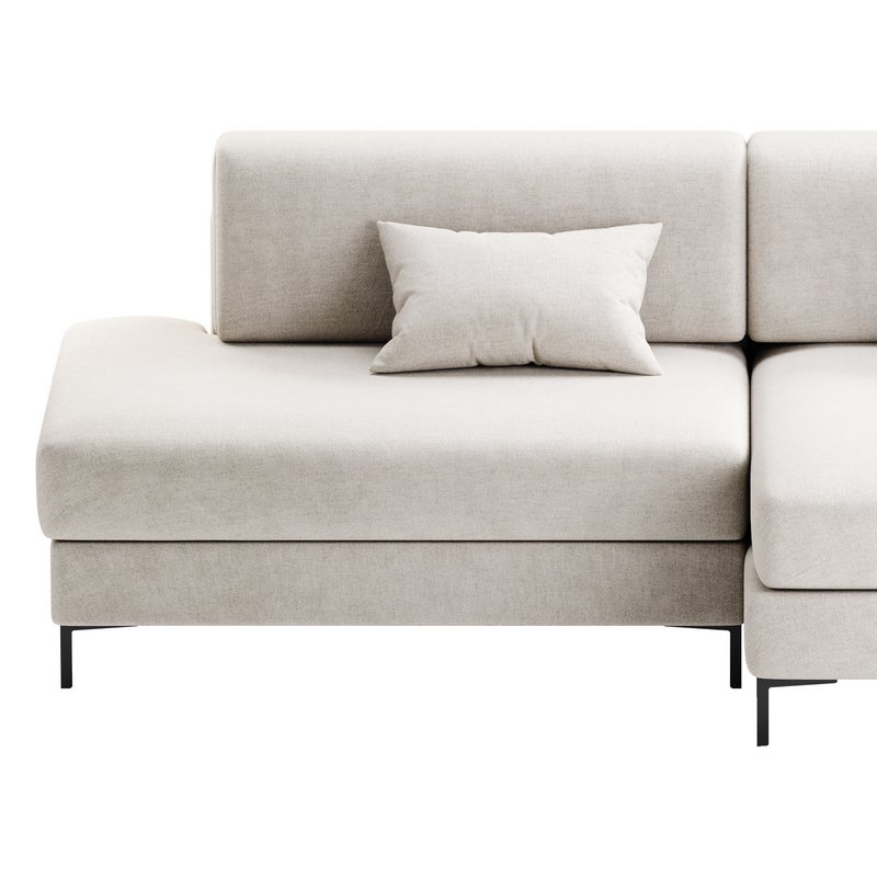 Corner sofa Edwin Velvet Terra - Image 6