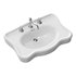 Bathroom Console Sink Deluxe Counter Top White Vitreous China - Thumbnail 6