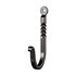 Black Wrought Iron Wall Mount Hooks - Thumbnail 8