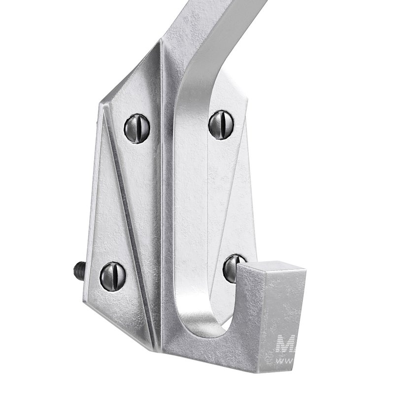 Renovator Supply Heavy Duty Coat Hooks Double Hook Coat Hanger - Image 6