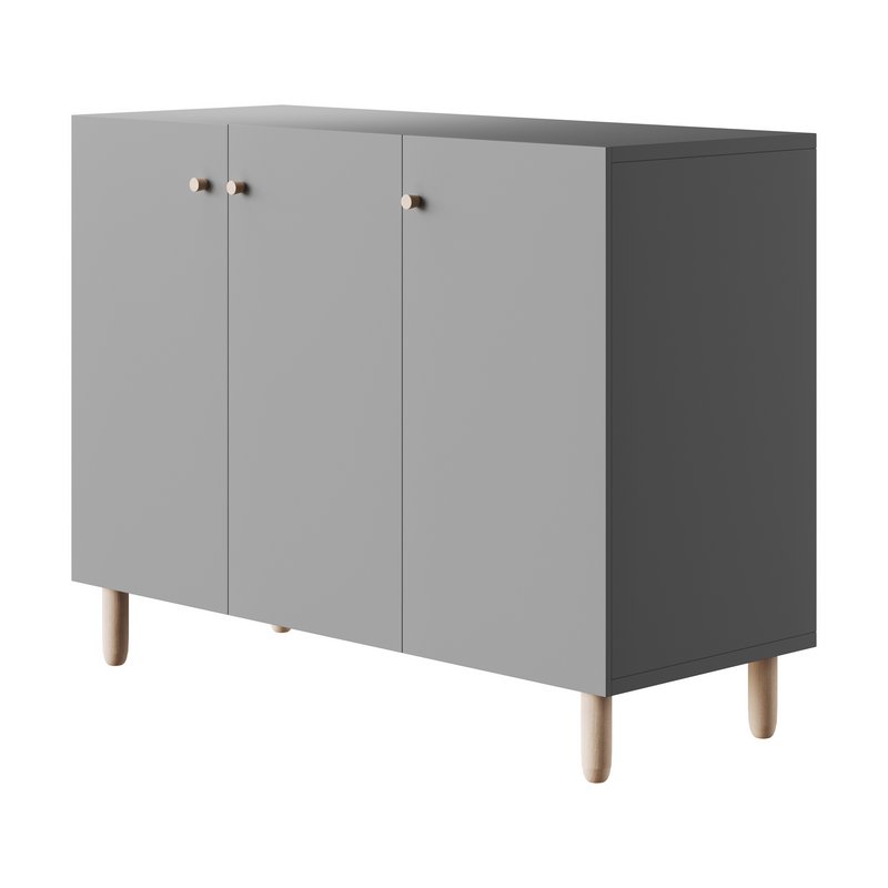 Hanna s Cabinet 2 Grey - Image 7