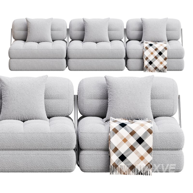 TALIA BOUCLE LOUNGE SOFA - Image 8
