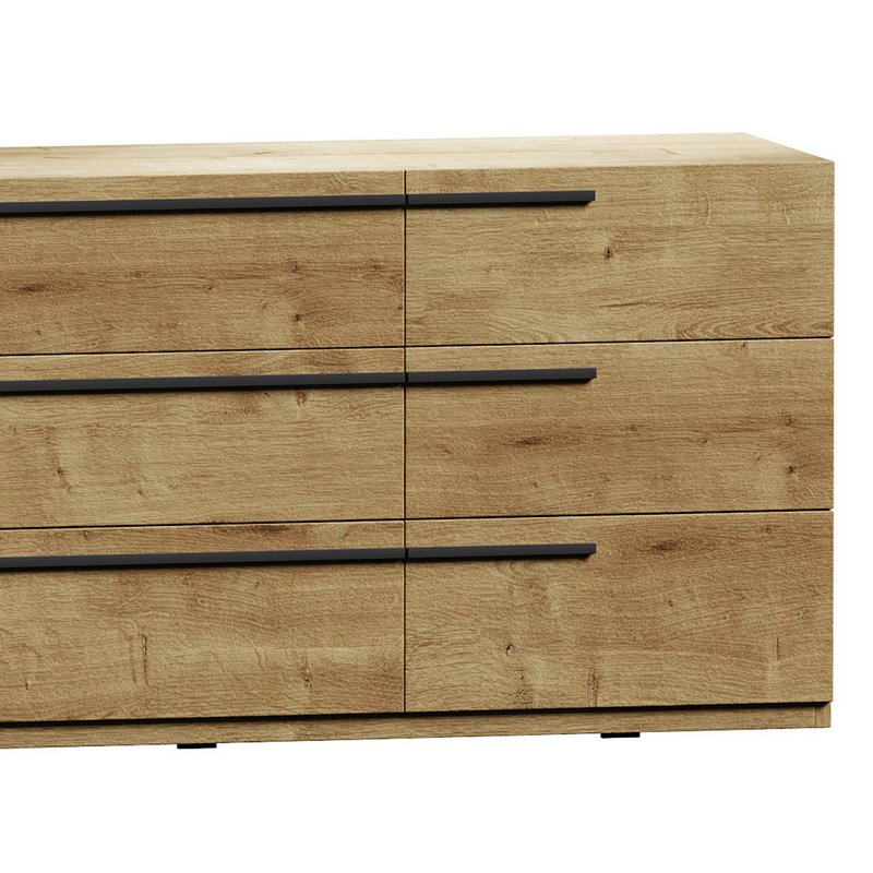 Kimball Chest of Drawers-3 White Wood Latte - Image 7