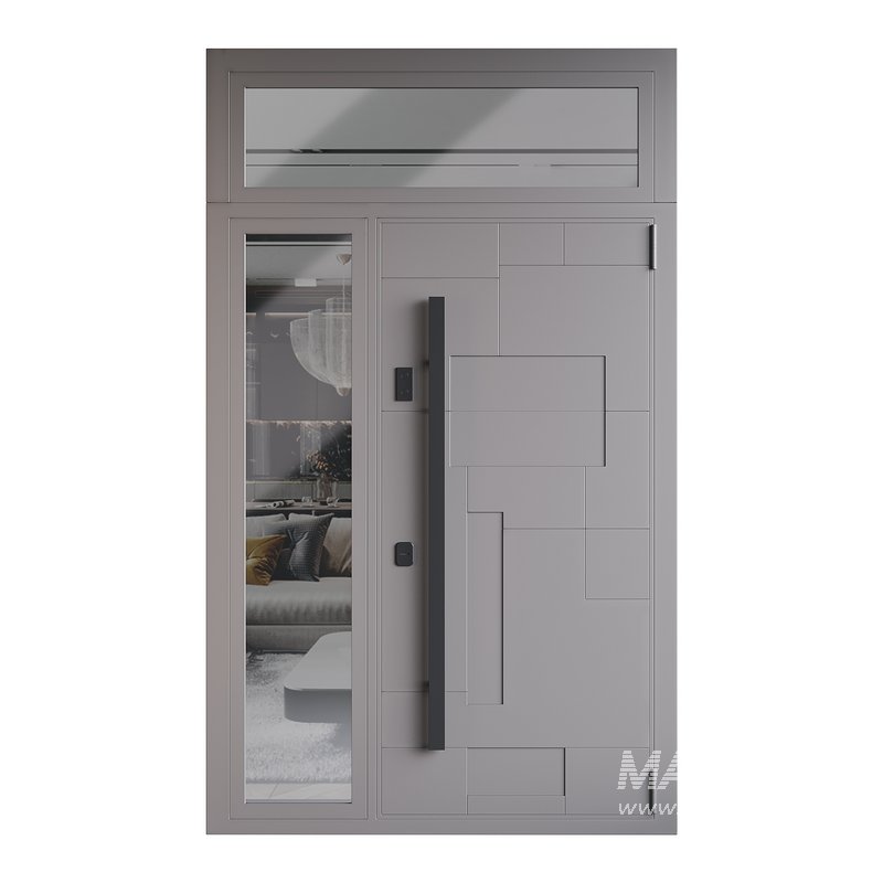 Modern entrance door 01 - Image 7