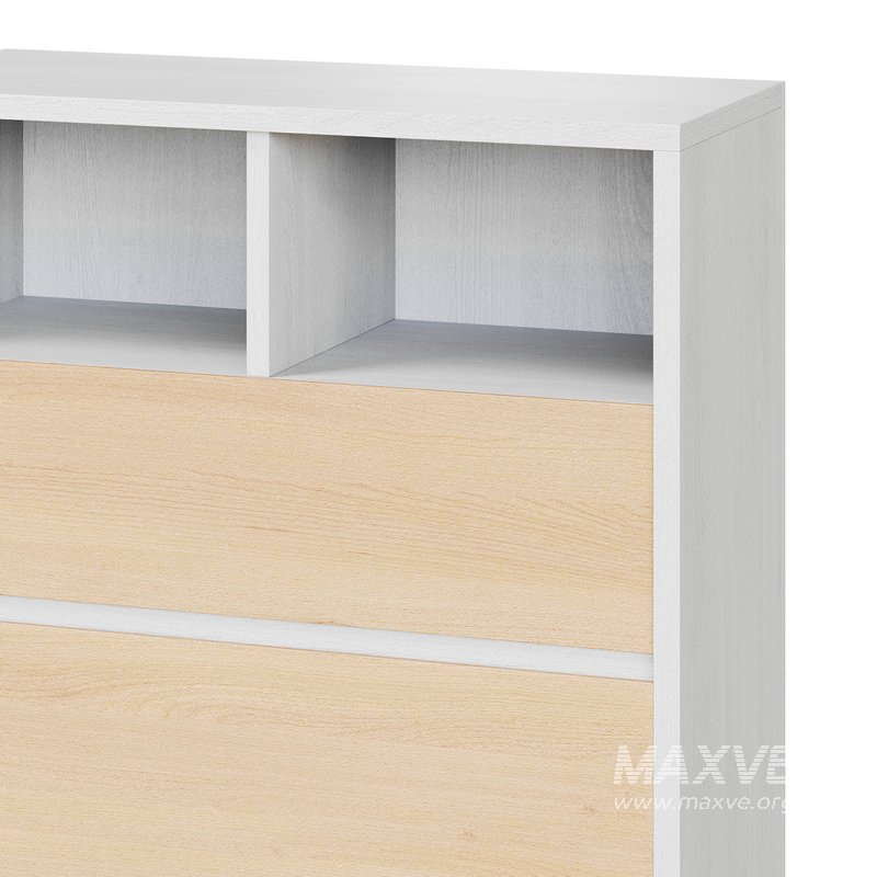 Penny Gene Plywood Latte Chest of Drawers - Image 6