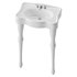 White Console Sink China Two Spindle Legs - Thumbnail 7