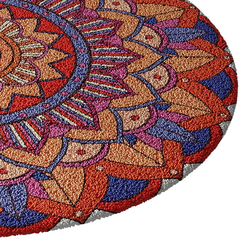 Round carpet 17 - Image 7