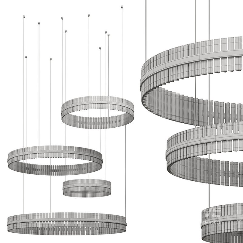 Baroncelli Saturno Chandelier - Image 6