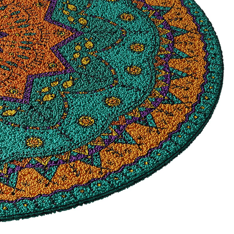 round carpet 22 - Image 7