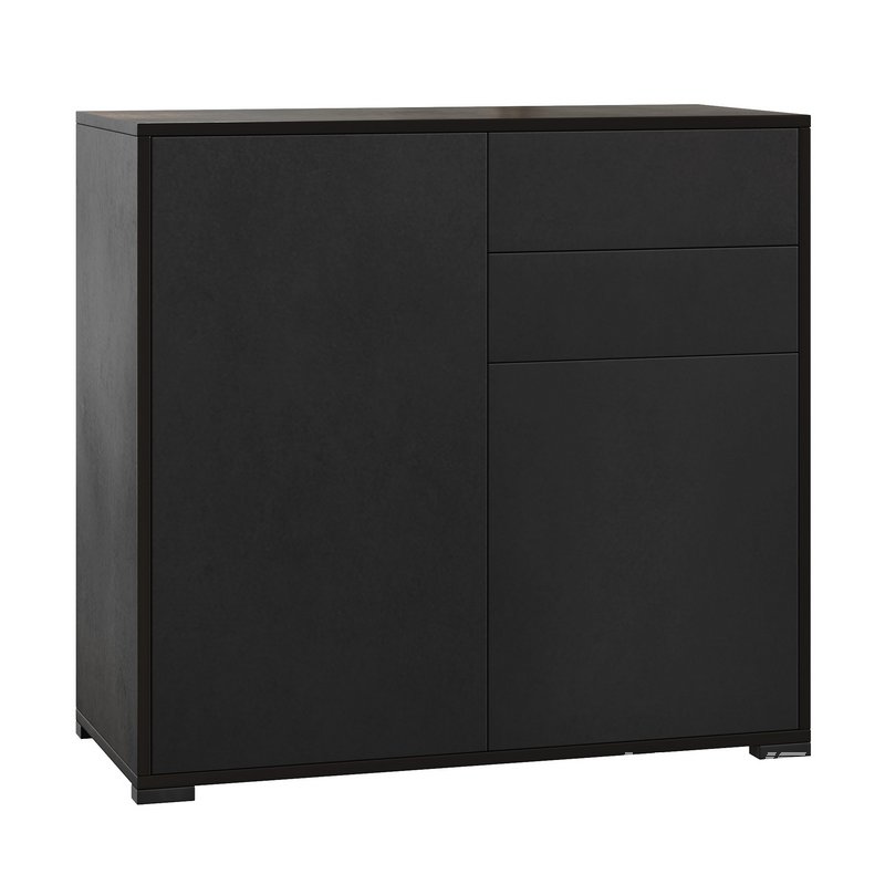 HOMCOM High Gloss Buffet Black - Image 7