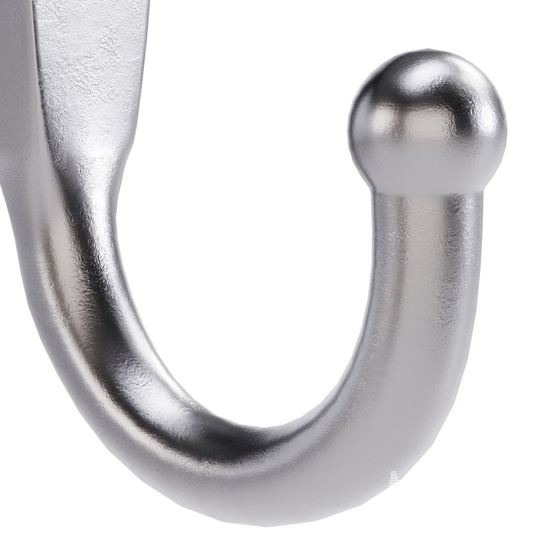 Black Wall Mount Coat Hook - Image 7