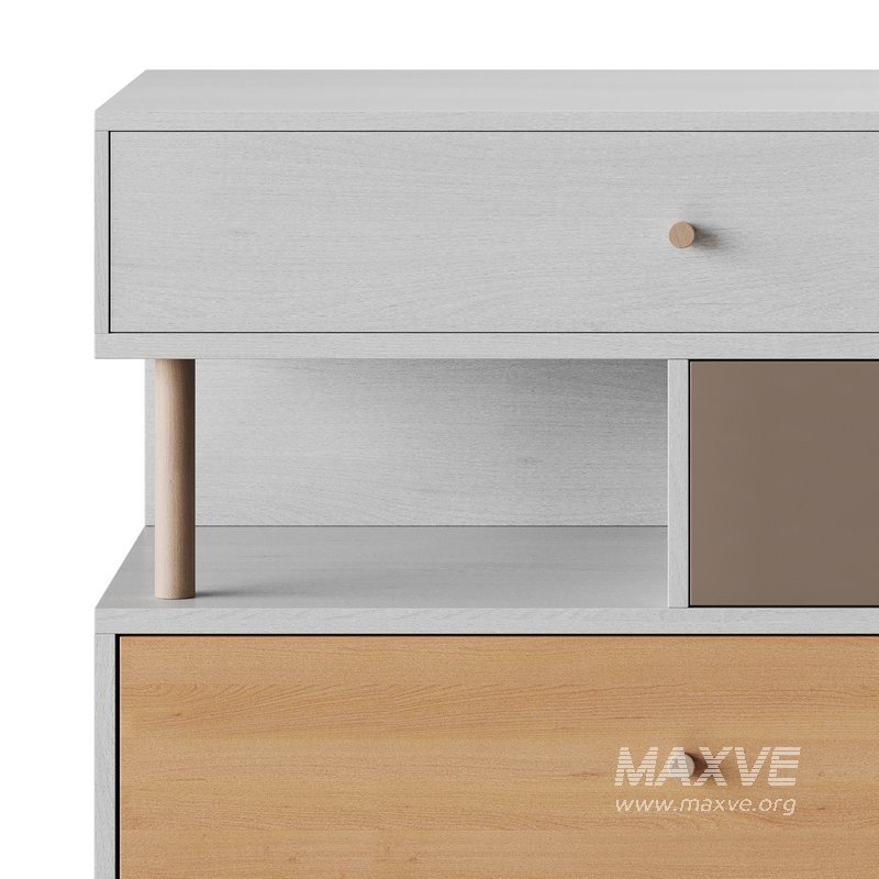 Deakins Chest of Drawers 1 Gene Latte Plywood - Image 7