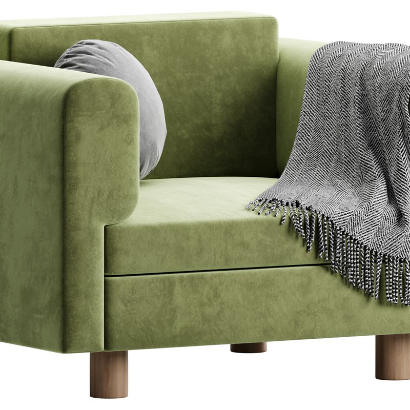 InMar Velvet Smoking Chair - Image 7