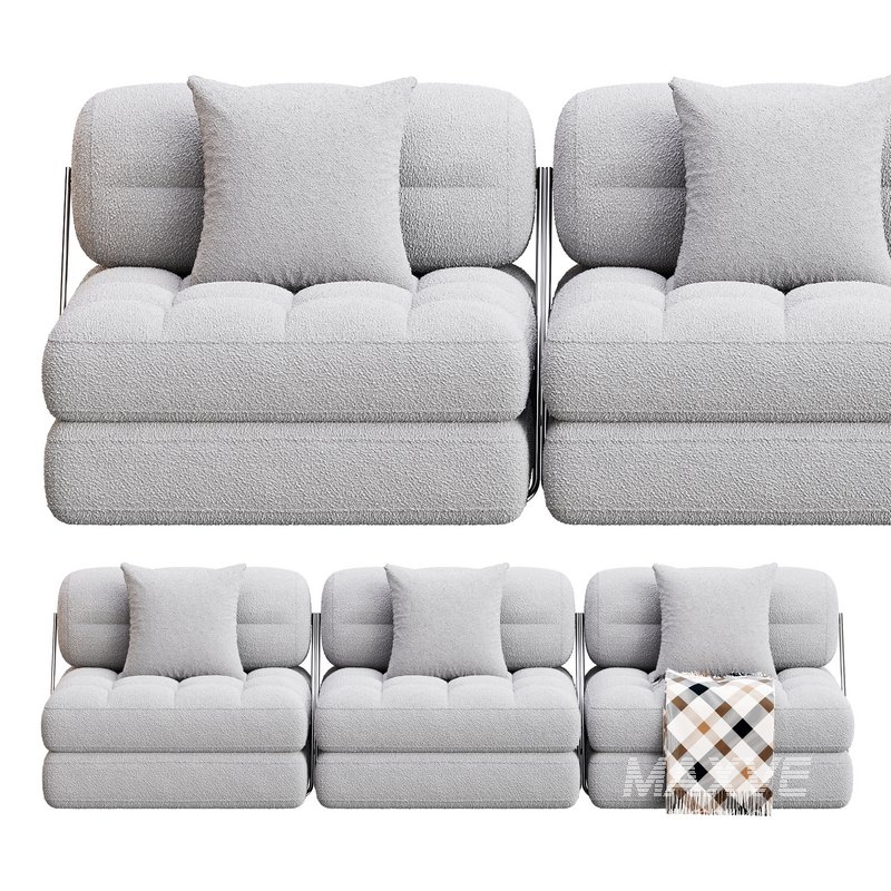 TALIA BOUCLE LOUNGE SOFA - Image 6