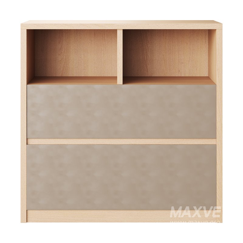 Penny Gene Plywood Latte Chest of Drawers - Image 7