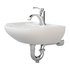 Nova Wall Mount Vessel Bathroom Sink Round Heavy Duty Ceramic - Thumbnail 8