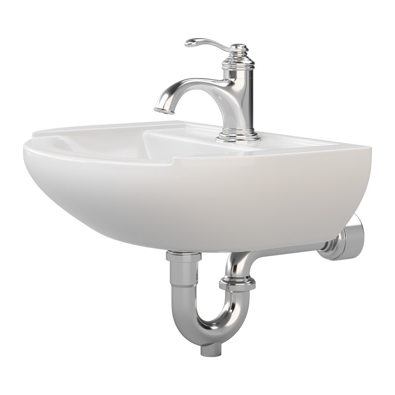 Nova Wall Mount Vessel Bathroom Sink Round Heavy Duty Ceramic - Image 8
