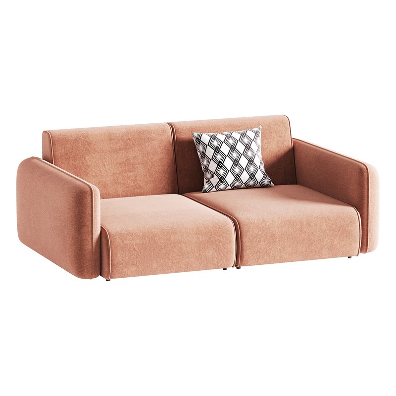 Modern Single Brown Sofa - Image 8