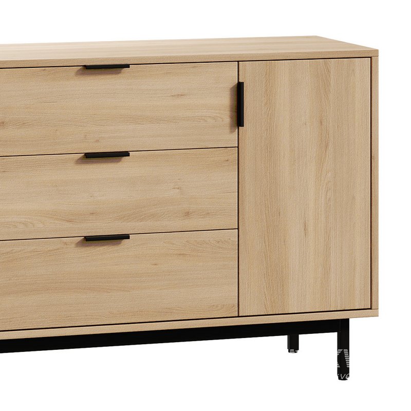 Atwell 3-Drawer Dresser - Image 7