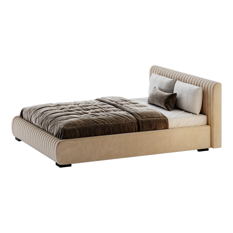 Fabric Stripe Pattern Bed - Image 8