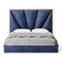 Royal Blue Upholstered Luxury King Size size Bed - Thumbnail 7