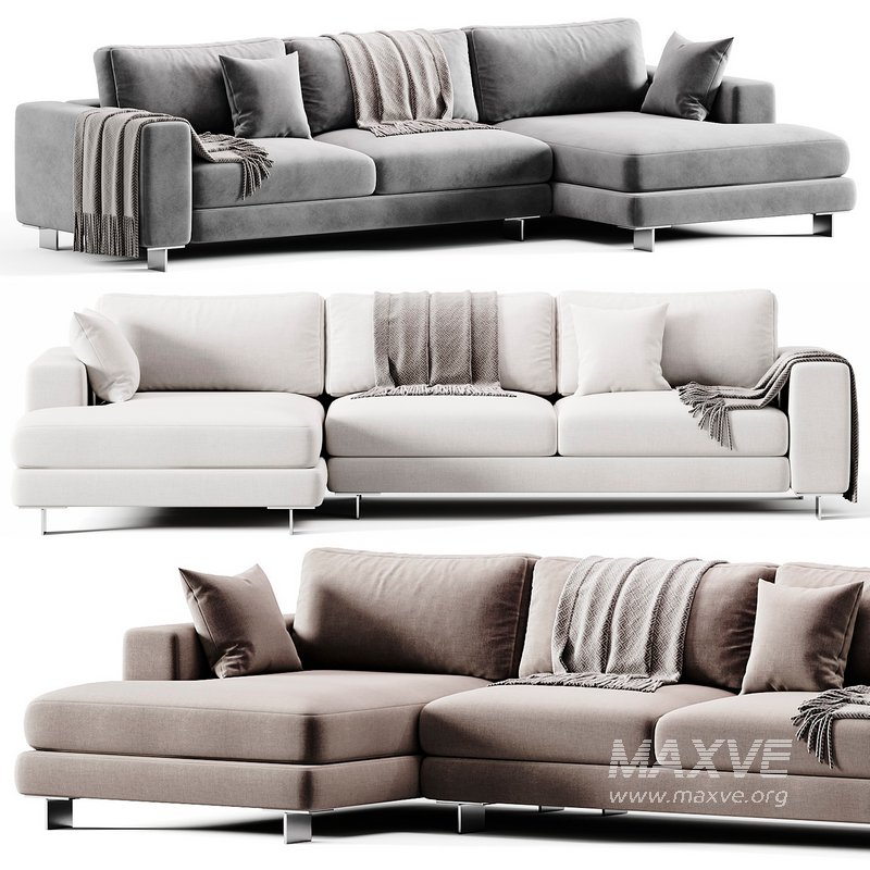 T TIME Sofa with chaise longue By Twils - Image 1