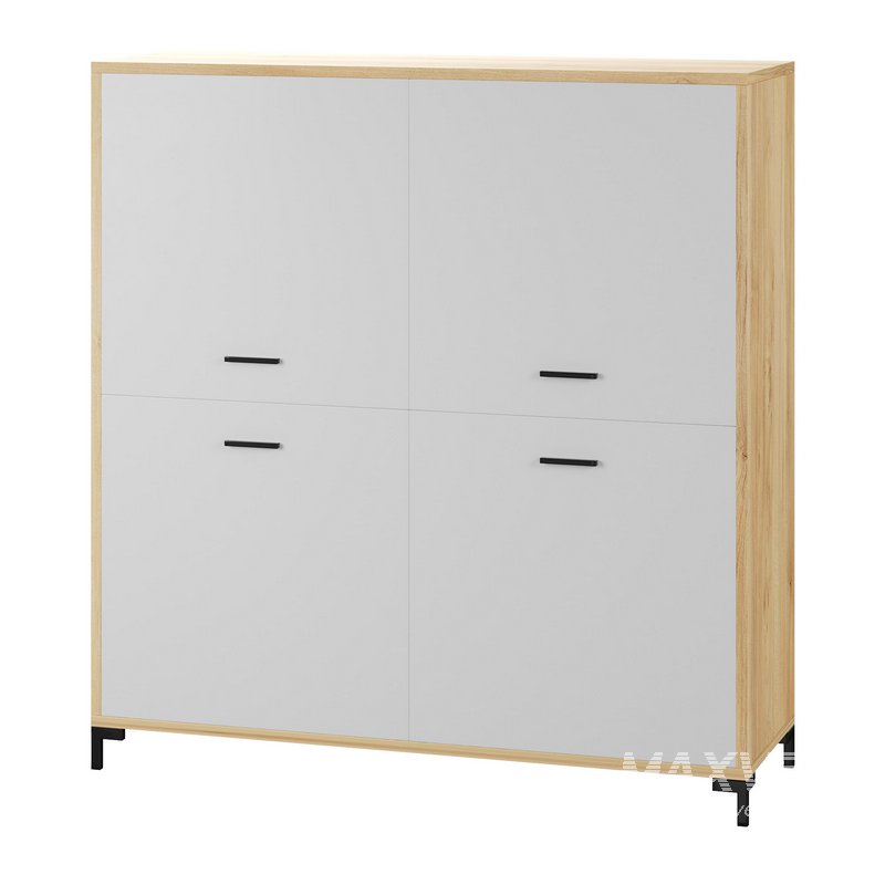 Cleveland-2 Wood White Cabinet - Image 8