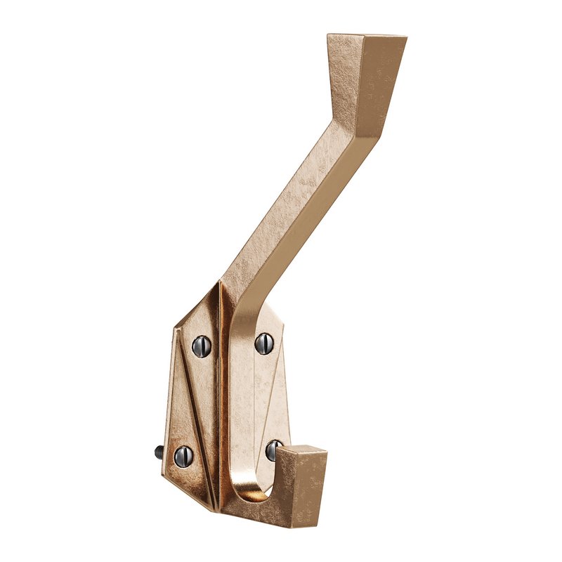 Renovator Supply Heavy Duty Coat Hooks Double Hook Coat Hanger - Image 7