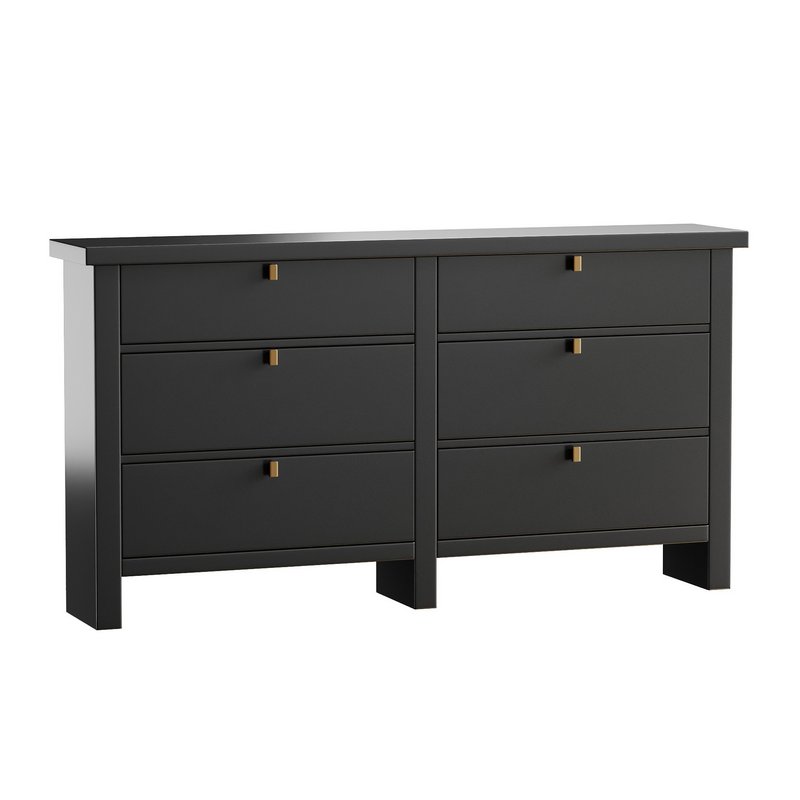 Modern Farmhouse 6-Drawer Dresser - Image 8