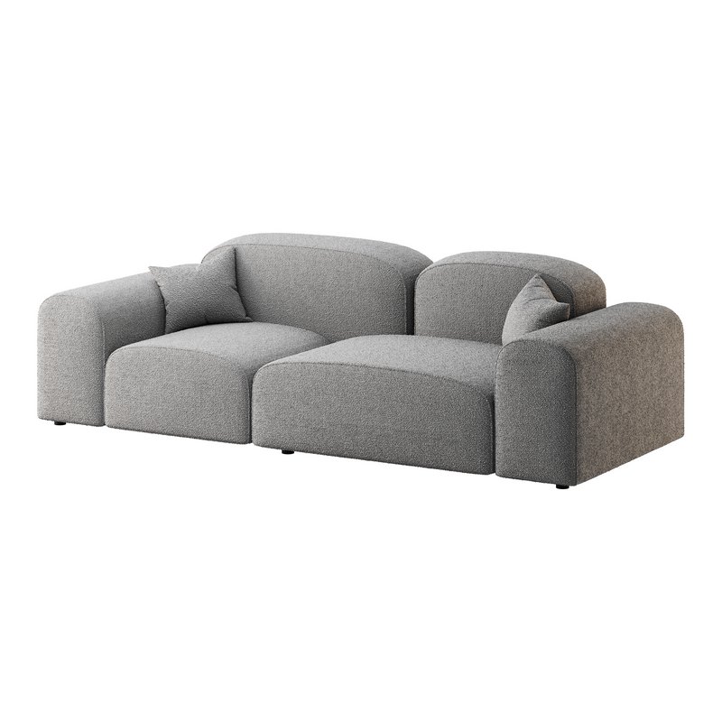 Modern Solid Sofa - Image 6