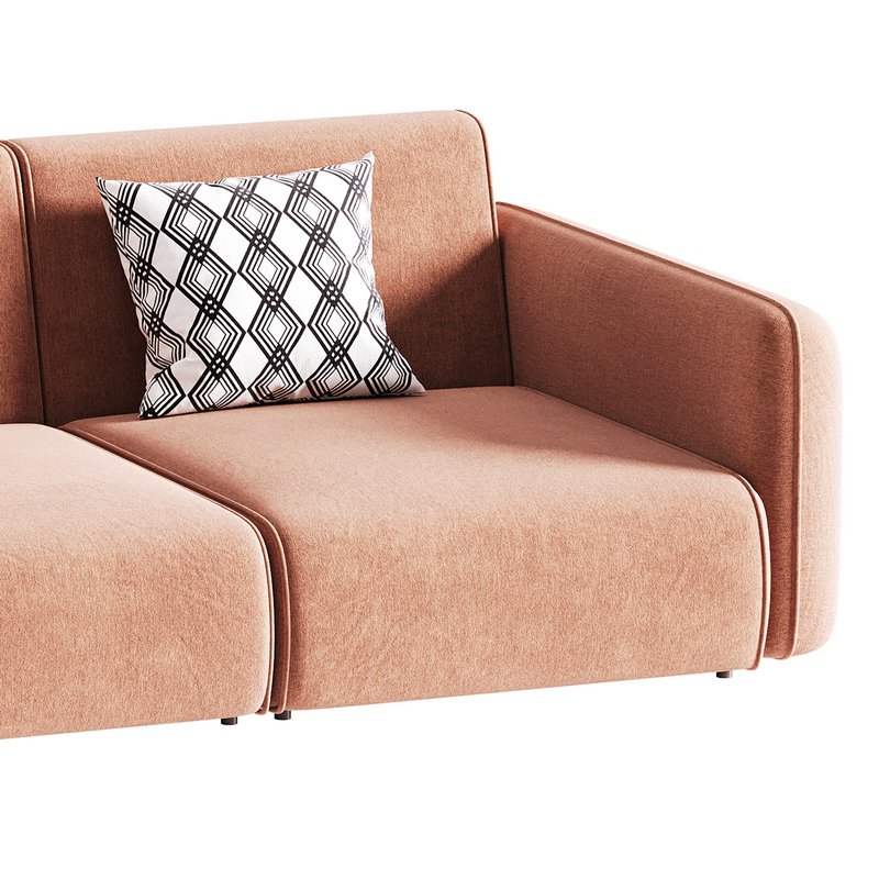 Modern Single Brown Sofa - Image 9