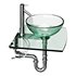 Unique Tempered Glass Wall Mount Vessel Sink - Thumbnail 9