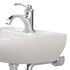 Nova Wall Mount Vessel Bathroom Sink Round Heavy Duty Ceramic - Thumbnail 10