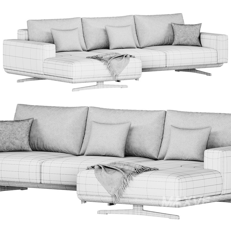 Zillis Corner Sofa By Skdesign - Image 5