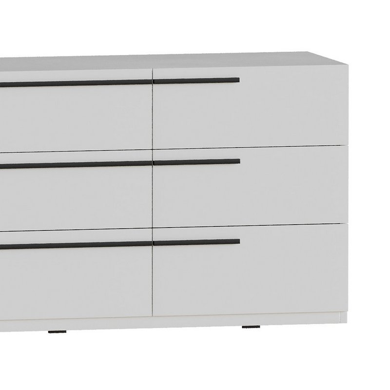 Kimball Chest of Drawers-3 White Wood Latte - Image 9
