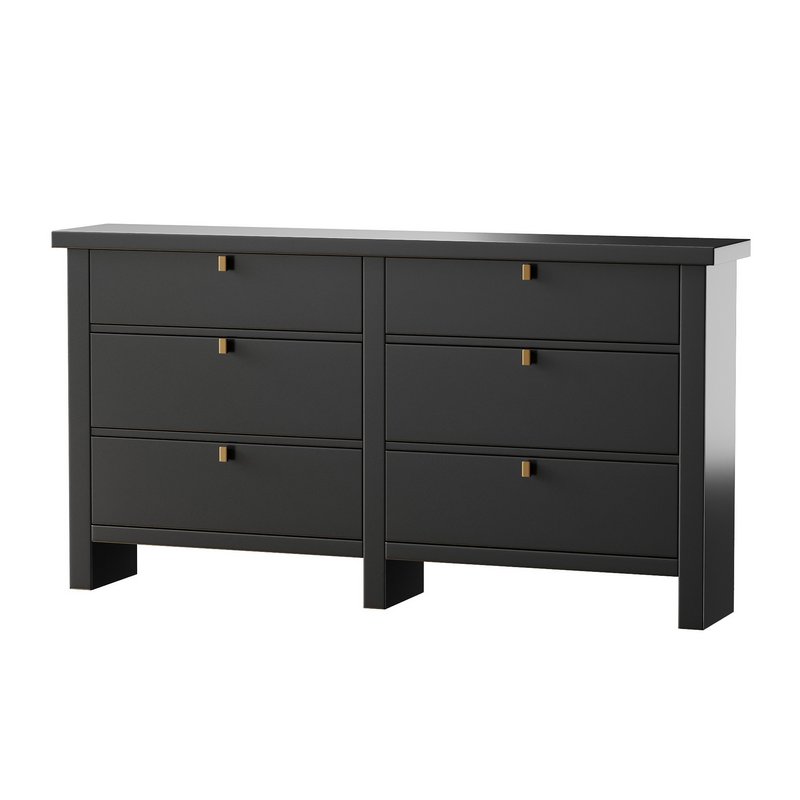 Modern Farmhouse 6-Drawer Dresser - Image 9