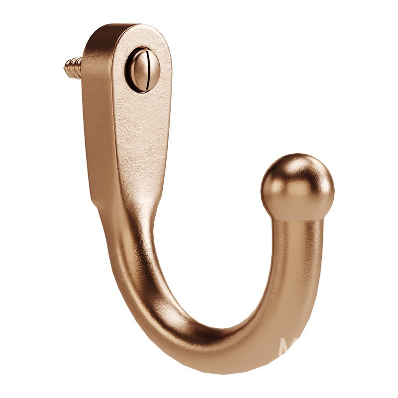 Black Wall Mount Coat Hook - Image 8