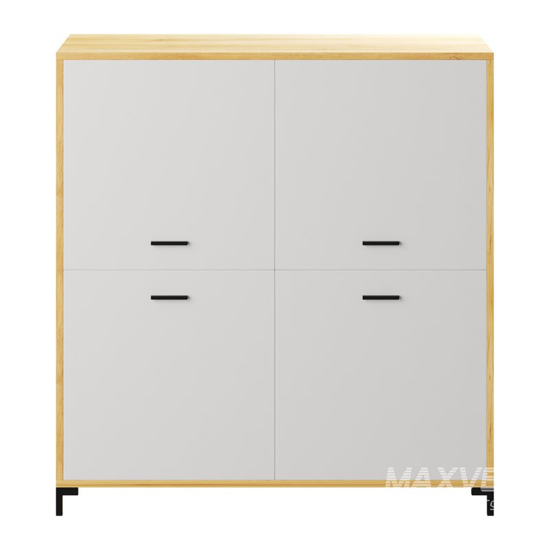 Cleveland-2 Wood White Cabinet - Image 9