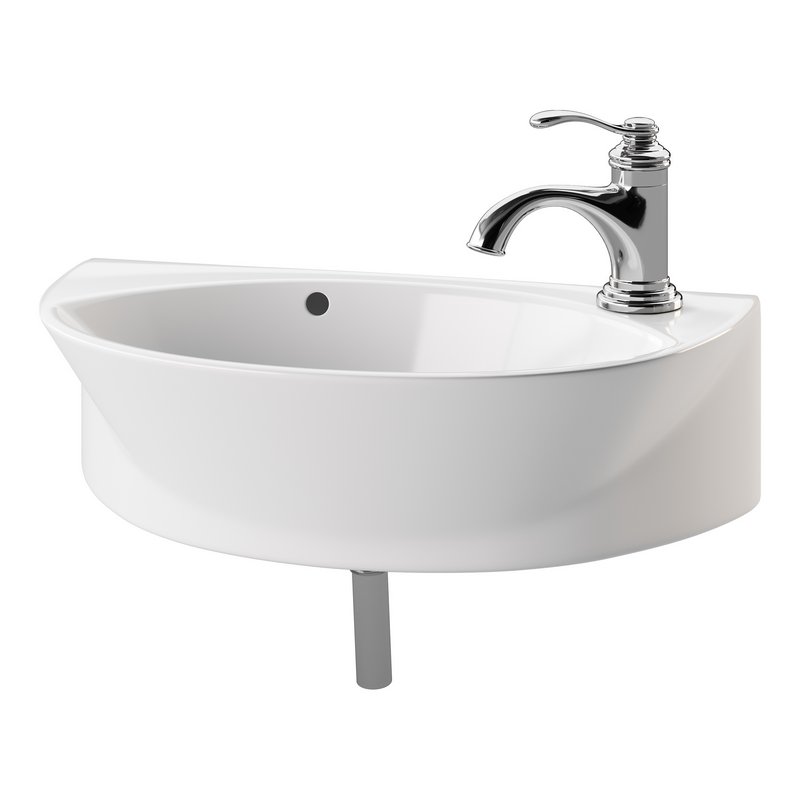Small Wall Mount Sink for Bathroom - Image 9