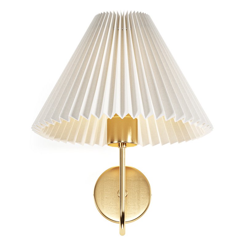 Pleated Shade Wall Sconce - Image 3
